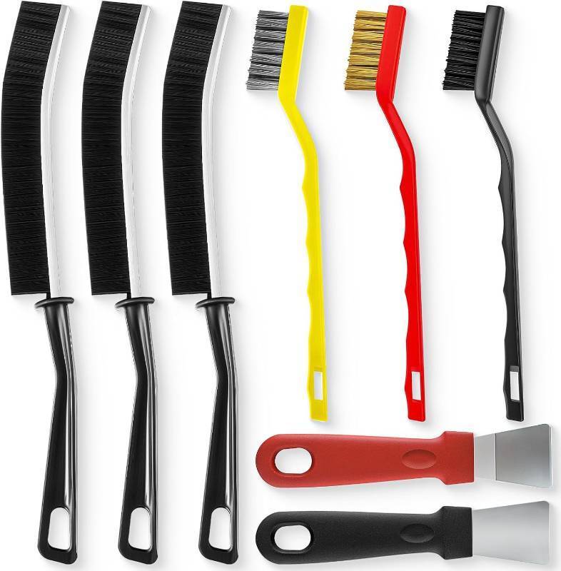 lot 43606 image: Crevice Cleaning Brush, Hard Bristle Crevice Cleaning Brush, Cleaning Brushes for Household Use, Kitchen Scrub Brushes for Cleaning,Laundry Room Organization, Grout Brush, Bathroom Cleaning Supplies