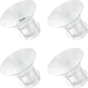 lot 18007 image: Flange Inserts 16mm for Medela,Spectra 24mm ShieldsFlanges,Compatible with Momcozy M9M5M6S12 ProS9 Pro Wearable Breast Pump,Reduce 24mm Nipple Tunnel Down to 16mm,4PCS
