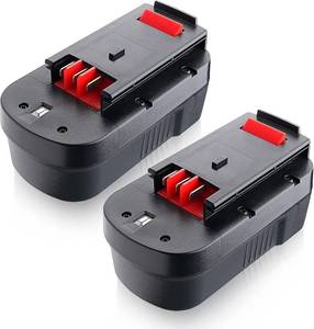lot 18021 image: Masione 2Pack 4.8Ah hpb18 Ni-Mh Battery Replacement for Black and Decker 18V Battery hpb-ope 18244760-00 A18 A18E A1718FS18BX FS18FL FS180BX FSB18 Firestorm Three Interface Cordless Power Tools