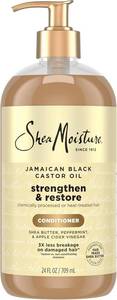 lot 18026 image: Shea Moisture Strengthen & Restore Conditioner Jamaican Black Castor Oil for Damaged Hair Paraben-Free 24 Fl oz