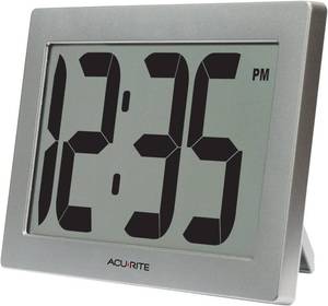 lot 18063 image: AcuRite 75102 9.5 Large Digital Clock with Intelli-Time Technology