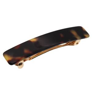 lot 18078 image: French Amie Small 2 14 inch Celluloid Handmade Hair Barrette No Slip Grip Durable Styling Women Hair Accessories Hair Clip for Girls, Made in France(Tokyo)