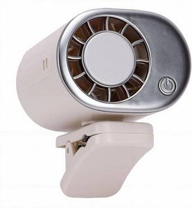 lot 18083 image: Fockety Portable Fan Rechargeable, Clamp Cooling Fan Waist with Cooling Function Outdoor Cooler Summer Essentials for Travel Beach Concert Camping Worksites (White)