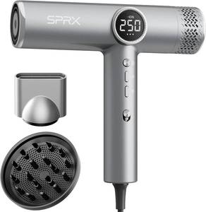 lot 18089 image: Hair Dryer with Diffuser - 1600W Professional High Speed Blow Dryer with Comb,100,000RPM Fast Dry,Salon-Quality Results,4 Temps & 3 Speeds,Low Noise, Portable for Home & Travel & Gym