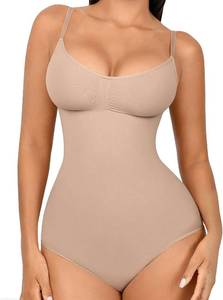 lot 18103 image: Shapewear, Bodysuit for Women, Tummy Control Bodysuit with Adjustable Straps, Seamless Snatched Body Shaper SIZE M