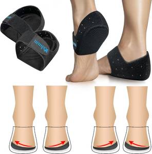 lot 18115 image: Heel Protectors for Supination & Pronation, 2 Layers Adjustable Supination Correction Insoles, Orthopedic Insoles for Bow Legs, Knee Pain, Foot Alignment (Black, Small  Women 4-7.5Men 6-7)