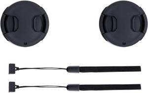 lot 18123 image: 2-Pack 37mm Front Lens Cap Cover with Deluxe Cap Keeper for Olympus 14-42mm 13.5-5.6 EZ Kit Lens on Olympus OM-D EM10 Mark III II EPL9 EPL8 EPL7 EPL6 EPL3 EPL2 EP3 & Other 37mm Filter Thread Lenses