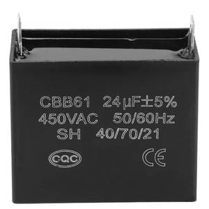 lot 18132 image: CBB61 Starting Capacitor Generator 450V AC 24uF 5060Hz for 400350300250VAC ULRU Listed Starting Capacitor Run Capacitors