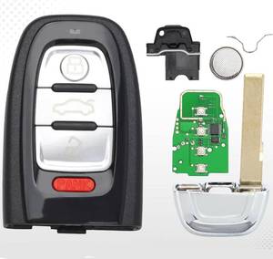 lot 18146 image: Keyecu Replacement Smart Remote Car Key Fob for Audi A4 A5 Q5 2008-2016 IYZFBSB802 8T0959754G 8K0959754B 8K0959754BB 315MHz 4Buttons