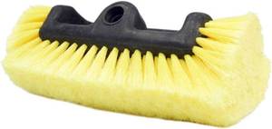 lot 18225 image: CARCAREZ 10 Car Wash Brush Head with Soft Bristle for Auto RV Truck Boat Camper Exterior Washing Cleaning, Yellow (1, 10 PRO MAX)