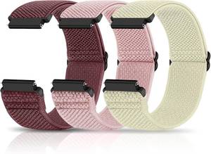 lot 18287 image: Compatible with 16mm 18mm 19mm 20mm 22mm 24mm Watch Bands Quick Release Replacement Wristband,Adjustable Stretchy Nylon Solo Loop Straps Fabric Braided Sport Elastic Bands for Men Women