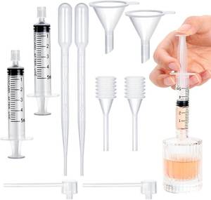 lot 18294 image: 10pcs Perfume Refill Tool Kit,Plastic Perfume Dispenser Transfer Tools,Travel Refill Tool Set for Liquid Cologne Fragrance Sample Essential Oils