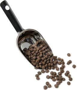 lot 18295 image: OurPets Durapet Stainless Steel Food Scoop, 1 Cup,silver
