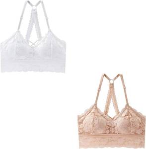 lot 22378 image: Women Lace Bralettes Wireless Padded Bra Size Small