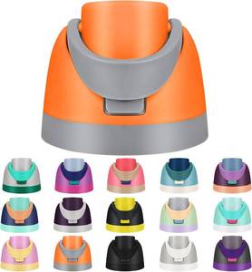 lot 22386 image: Replacement Lid for Owala Freesip,Compatible with Owala Freesip Water Bottle 16oz 24oz 32oz 40oz,Premium Replacement Accessories for Owala Cap,Leakproof,BPA-Free (yellow gray)
