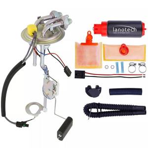 lot 22422 image: Fuel Pump for 1973-1991 LSLT Swap 340LPH High Flow -6AN Fitting Hanger  Sending Unit