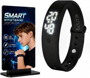 lot 22427 image: Vibrating Alarm Wristband Effective Alarm Clocks for Deep Sleepers Heavy Sleeps Wrist Silent Vibration Watch Extremely Wake up Clock Wearable Band that Wont Wake Partner for Deaf Sleeper