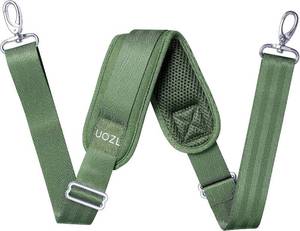 lot 22446 image: 59 Inch Shoulder Straps, Soft with Ultra-Thick Fixed Shoulder Pad, Two Way Independently Adjustable Buckle Replacement Straps for Laptop Bag Messenger Bag Tool Bag Luggage,Green