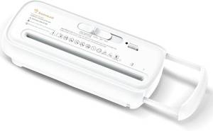 lot 17791 image: Bonsaii Paper Shredder for Home Use, 6 Sheet Strip Cut Small Paper Shredder Without Basket for Home Office, Portable Shredder Extendable Arm Design with Overheat Protection, White (S123-BW)