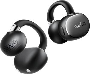 lot 22497 image: EarFun Clip 2 Open Ear Earbuds, Clip On Headphones, LDAC, Hi-Res Audio, 12mm Titanium Driver, 4 Mics AI Clear Call, AI Translation Earbuds, Secure Fit, 40H Playtime, Bluetooth 6.0 for Running, Workout
