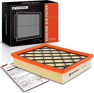 lot 22513 image: A-Premium Engine Air Filter Compatible with Ford Edge, Fusion, GT & Lincoln Continental, MKX, MKZ, Nautilus, 2013-2023, Flexible Panel