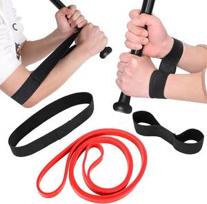lot 18360 image: codree Baseball Swing Trainer Bands- Elastic Baseball Softball Hitting Resistance Bands- Baseball Batting Training Aids Equipments for Athletes Improve Batting, Arm Strength