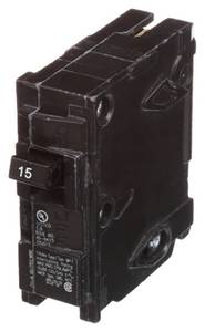 lot 18400 image: Q115 15-Amp Single Pole Type QP Circuit Breaker
