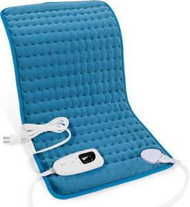 lot 18402 image: Deepsoon Heating Pad,Electric Heating Pads for Back,Neck,Moist Heating Pad for Abdomen Shoulder Knee Legs,DryMoist Heat&Auto Shut Off,Fathers Day Dad Gifts for Men Birthday,Blue,24x12 Inch