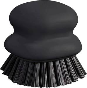 lot 18416 image: Dish Brush with Handle, Kitchen Scrub Brushes for Cleaning, Dish Scrubber with Nylon bristles for Sink, Pots, Pans(1Pack Black Nylon bristles)