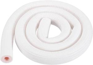 lot 22581 image: uxcell HVAC Copper Pipe Insulation Foam Tube, 58 ID 5ft Mini Split Line Insulation Set Air Conditioning Refrigeration Heat Preservation Water Pipe Insulated Tubing, WhitePink