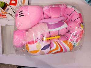 lot 22590 image: Baby Toys 0-6 6-12 Months, Stuffed Animal Infant Tummy Time Toys Sensory Toys with Crinkle, Rattles, Textures and Mirror Gifts for Newborn Boy Girls Toddlers, Caterpillar Musical Toy (pink)