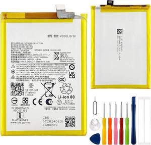 lot 22659 image: Replacement Battery QF50 Compatible with Moto G 5G 2024 XT2417 Moto G Play 2024 with Tools