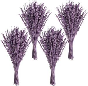 lot 22662 image: Uieke Dried Lavender Bundles, Preserved Lavender Stems Bouquet for Shower, Weeding, Home Fragrance, Vase Crafts Decor, 200g(7.05oz)
