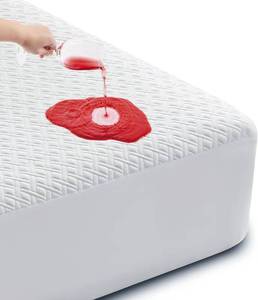 lot 22713 image: Cozymaker King Size 100% Waterproof Mattress Protector, Cooling Mattress Cover Fitted 8-21 Deep Pocket, 3D Air Fabric Soft Breathable Bed Mattress Pad Cover Noiseless Washable