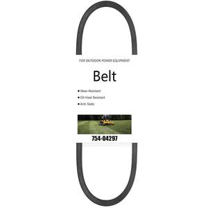 lot 22737 image: 754-04297 954-04297 Lawn Mower Drive Belt for Cub Cadet LGT1054 LTX1042KW LTX1045 LTX1046KW LTX1050KH LTX1050KW MTD Troy-Bilt Yard Man Lawn Tractor 954-0266A 954-0266 754-0266 532140218(12 x 85)