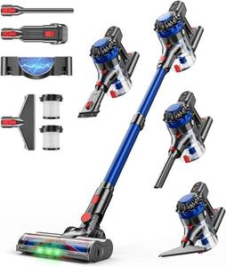 lot 22740 image: KARDV Cordless Vacuum Cleaner, 500W40Kpa Vacuum Cleaners for Home, 60Mins Stick Vacuum with LED Display, Anti-Tangle & Wall Mount Charging, 8 in 1 Lightweight Vacuum for Hard Floors Carpet Pet Hair