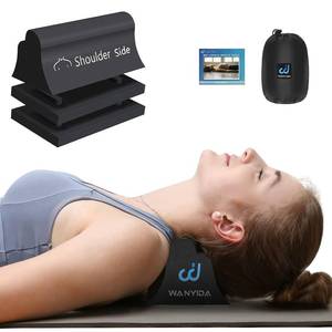 lot 22754 image: WANYIDA Neck and Shoulder Relaxer, Neck Stretcher Chiropractic Pillows for Pain Relief, Cervical Traction Device for Cervical Spine Alignment FSA HSA Eligible