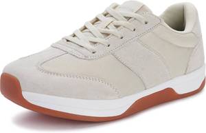 lot 22764 image: WHITIN Womens Wide Toe Box Shoes  Athleisure Zero Drop Sneakers  Classic Design Size 7.5