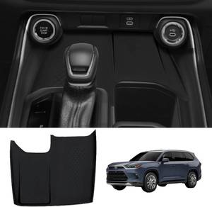 lot 22807 image: Wireless Charging Anti-Slip Mat for Grand Highlander 2024 2025 2026, Black Silicone Protective Pad Liners for Grand Highlander Accessories