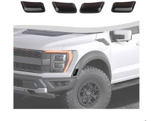 lot 58279 image: Ford F150 Raptor Wheel Eyebrow Light Lamp Cover Trim Kit - Retail $25