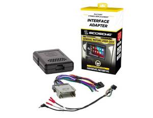 lot 58291 image: GM2K-WP Factory Stereo Replacement Interface Adapter, Compatible with Select 2000-13 GM Vehicles, Car Radio Wiring Harness, Retains Steering Wheel Controls & OEM Amplifier - See Fit Guide - Retail $49