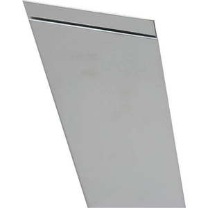 lot 58318 image: K&S 6 In. x 12 In. x .018 In. Stainless Steel Sheet Stock 87183 - Retail $44