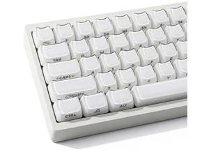 lot 58334 image: Crystal Jelly Cat Shape Keycaps,119 Keys Translucent Cute White Side Printed Keycaps Mao Profile Custom Keycap for 6168848798100 Cherry Gateron MX Swithes Mechanical Keyboard - Retail $24
