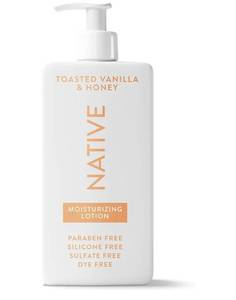 lot 58362 image: Native Moisturizing Body Lotion Toasted Vanilla & Honey 16.5 fl oz - Retail $12