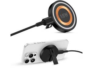 lot 58366 image: Magsafe Charger Samsung Wireless Charger Fast Charging Pad Magnetic Charger for Android Samsung S25 Ultra S25 Plus S25 S24 S23 S22 S21 S20,Magnetic Charger Stand for iPhone 17 16 15 14 Pro Max Plus - Retail $13