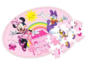 lot 58390 image: Spin Master Minnie Mouse Floor Puzzle 46 Pieces - Retail $12
