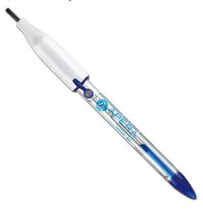 lot 58403 image: 851-1 120 x 12 mm Glass Body pH Electrode with 3 ft. Cable for Viscous Solutions - Retail $143
