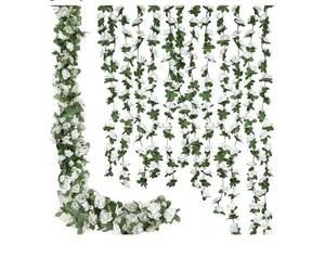lot 58423 image: Fake Flowers - 10pcs 82 FT Artificial Rose Vine Flower Plants Hanging Rose Ivy for Home Hotel Office Wedding Party Garden Craft Art D�cor - Retail $19
