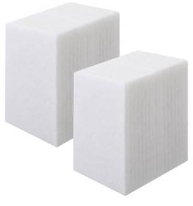 lot 58427 image: 40 Pcs White Scrub Pads Light Duty Scouring Non Woven Pad Non Scratch Abrasive Hand Multipurpose Scouring Sponge Multi Surface Scrubber Pads for Cleaning Polishing Home(6 x 9 Inch,White) - Retail $12