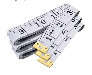 lot 58444 image: 3-Pack Soft Body Measuring Tape 60 Inch - Retail $6
